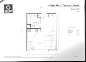 studio à la vente -   13100  AIX EN PROVENCE, surface 31 m2 vente studio - UBI430589651